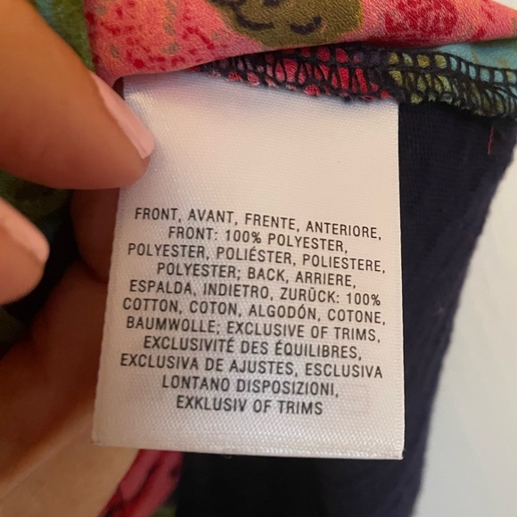 ANTHROPOLOGIE Navy Floral Print Tank Top - Picture 10 of 10